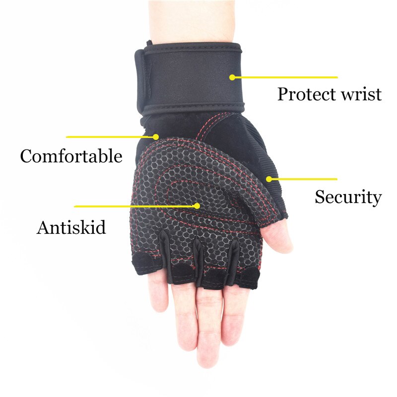 Gewichtheffen Gym Handschoenen Met Anti-Slip Palm Voor Crossfit Workout Oefening Training Fitness En Bodybuilding Voor Mannen En vrouwen