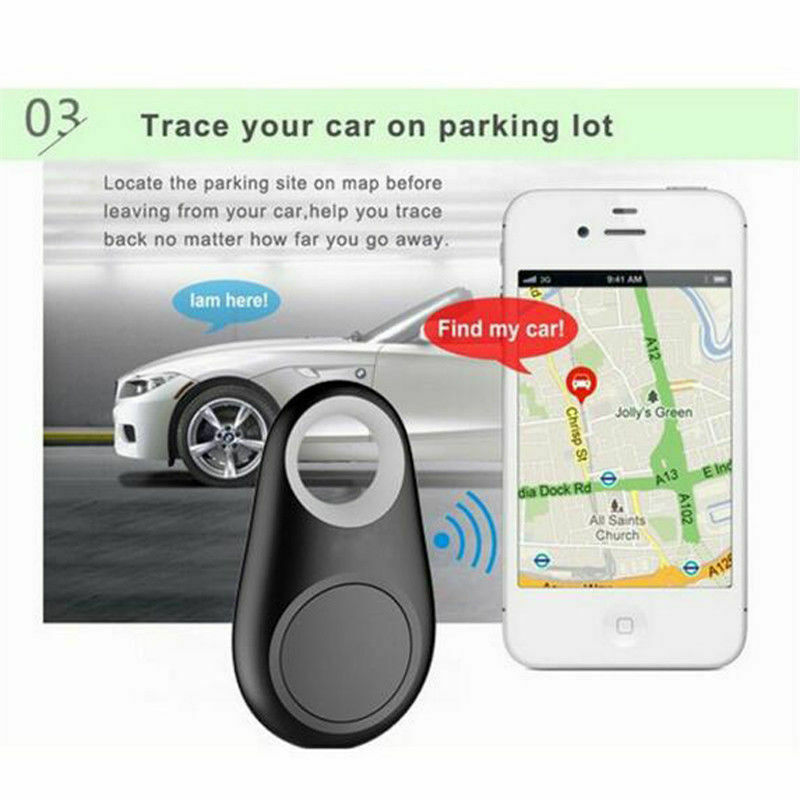 mini gps smart trådløs bluetooth 4.0 anti mistet sporing alarmfinner enhet bil bil kjæledyr nøkkel låve motorsykkel sporer spor