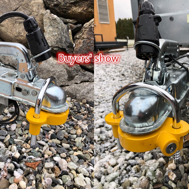 Heavy-Duty Hook Lock Universal Caravan Accessories Trailer Ball Coupler Trailer Lock Heavy-Duty Hook Anti-Theft Lock
