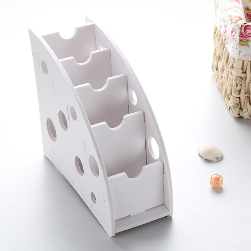 Diy biurko pokrowiec na zdalny kontroler uchwyt skrzynki Tv Dvd Vcr krok mobilny stojak na telefon organizator biurowy