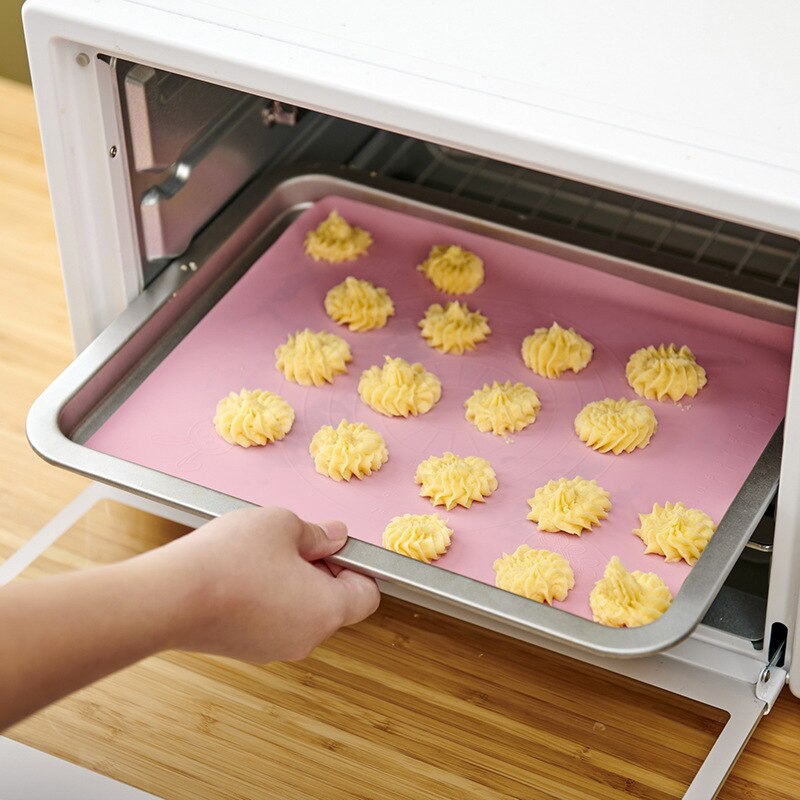 64X45Cm Non-stick Siliconen Gebak Mat Keuken Gadget Extra Grote Bakken Mat Oven Liner Fondant Bakken levert Tafel Ze