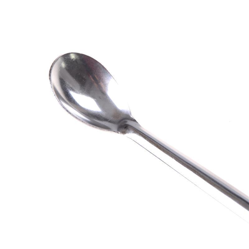 Louche médicinale de cuillère de corne avec la longueur de spatule 200mm fournitures de laboratoire de