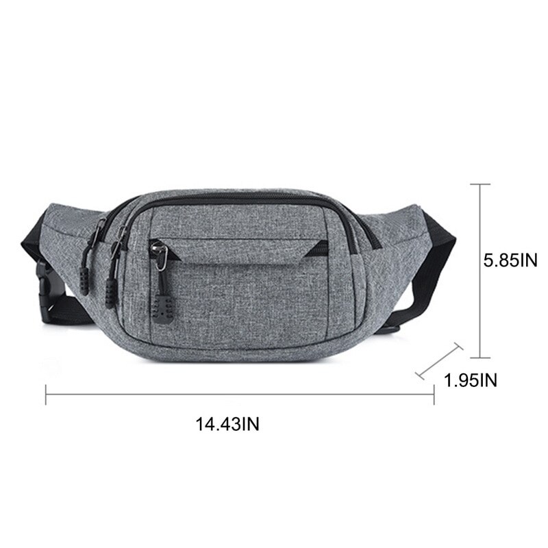 Männer Ich bin Freien Sport Schulter Taschen Taille Tasche Wasserdichte umhängetaschen für Männlichen USB Ladung Gürtel Tasche Reisen Pack