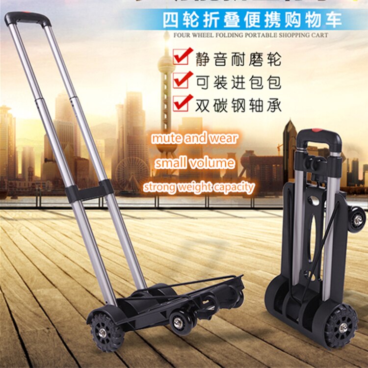 Auto accessoires, High-end reizen opvouwbare bagage karren, auto trolleys, kruiwagen, te ontvouwen XL06