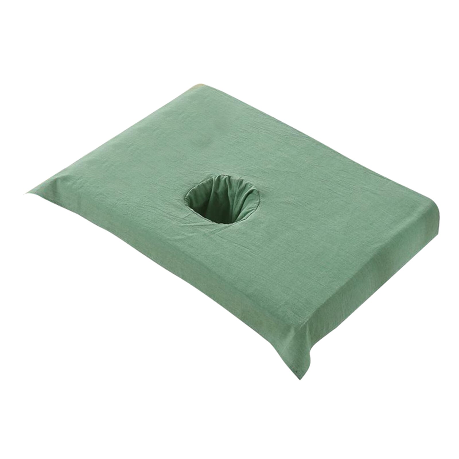 Toalla de algodón para SPA, Media funda de mesa de masaje, belleza, agujero para la cara, 50x70cm