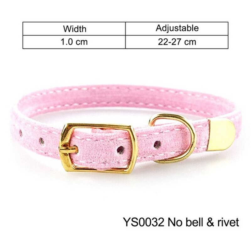 Kat Halsband Voor Katten Kleine Honden Kittens Pure Kleur Verstelbare Huisdier Kraag Chihuahua Producten Huisdier Accessoires