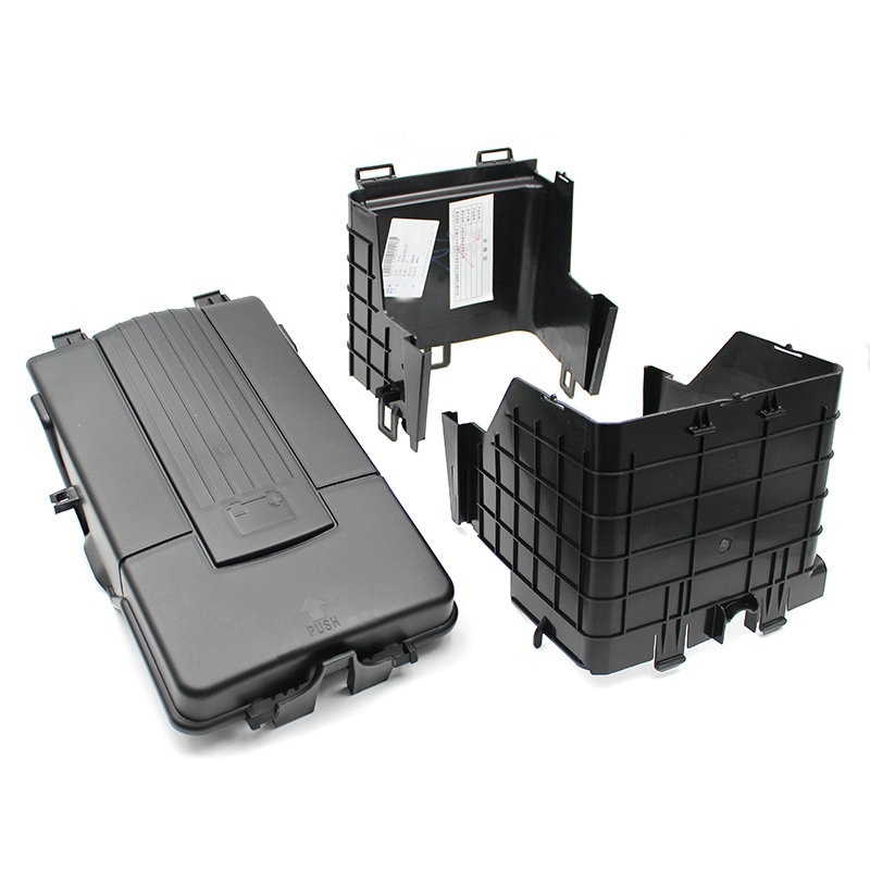 Gælder for passat cc jette golf 6 mk6 caddy touran batteribeskyttelsesdæksel batteri støvdæksel batterikasse 1kd 915 433