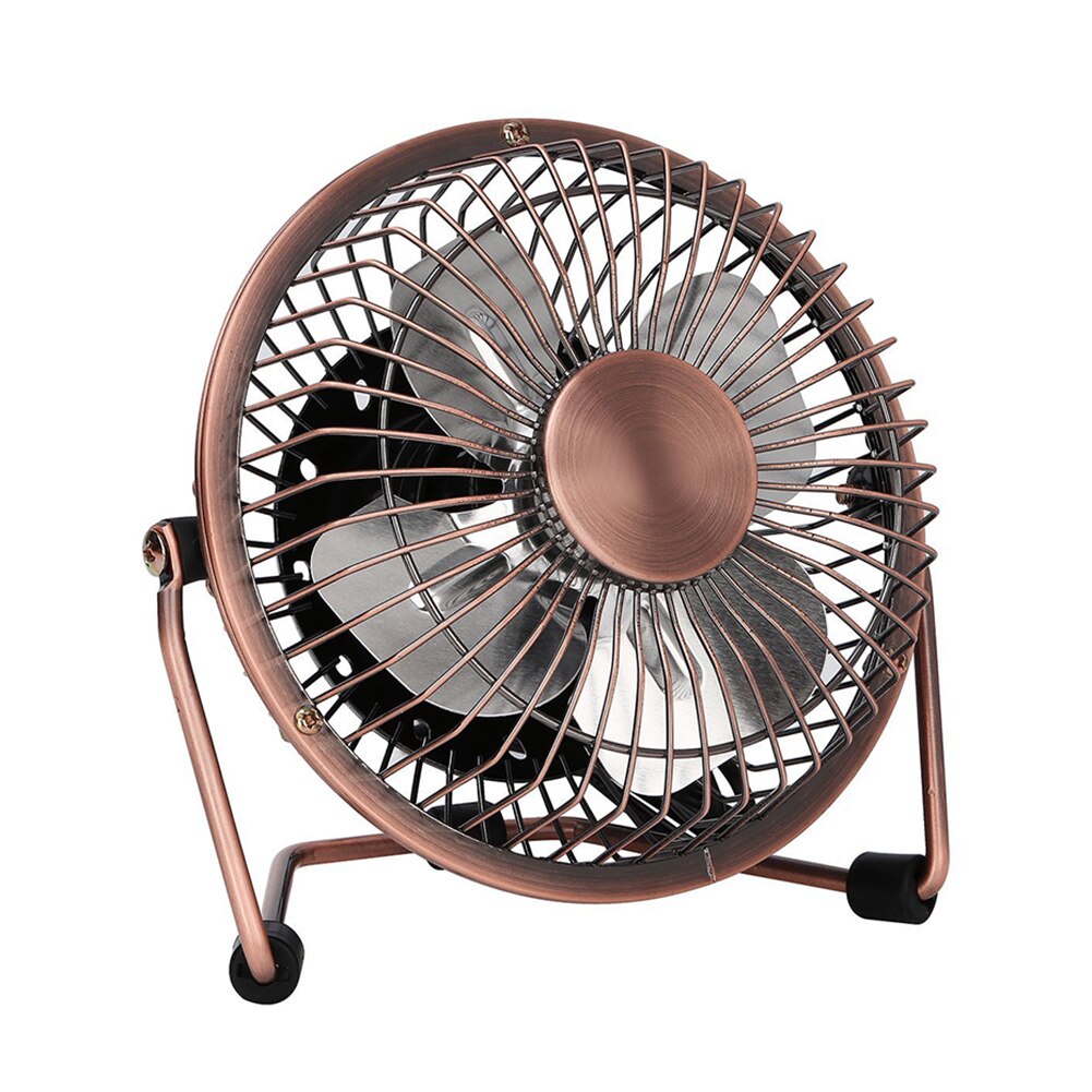Mini USB Desktop Home Metal Fan Angle Adjustable Quiet Ventilator Summer Cooler