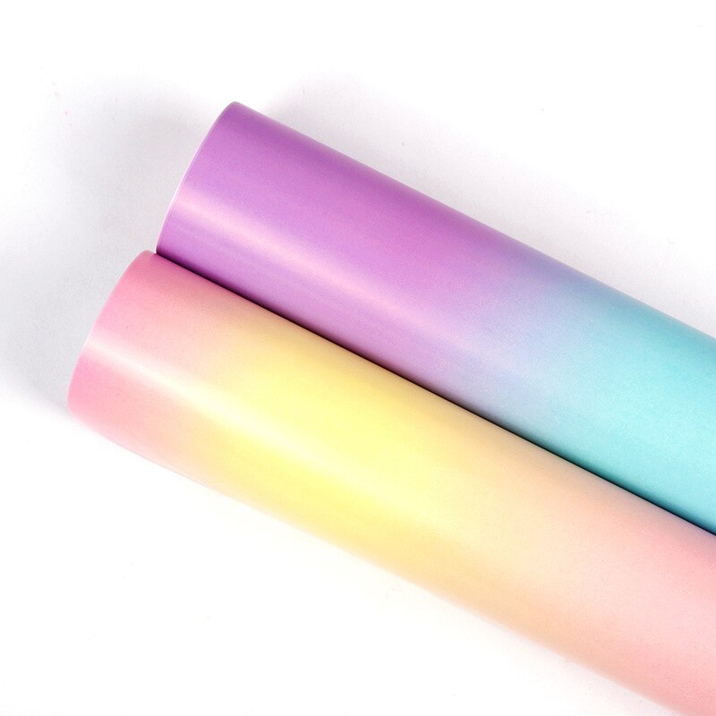 Ombre wrapping paper Rainbow Aluminum Foil Gradient paper Christmas series Wedding wrapping paper 50*70cm: Galaxy