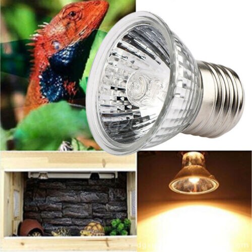 25/50/75w uva+uvb varmesender lampe pære lysvarmer til kjæledyr reptil ruger