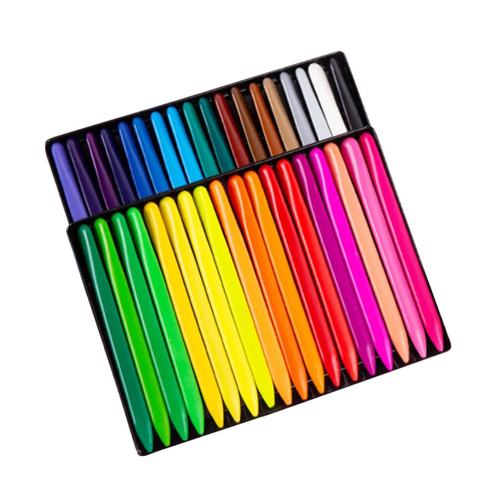 36Pcs Crayon 36 Kleur Krijt Olieverfschilderij Kleur Pen Voor Leerling Kid Kind
