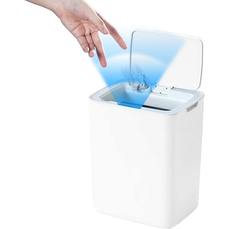 Goliving Automatische Sensor Prullenbak 64 Liter – Afvalemmer keuken - Afvalbak | Leen Bakker