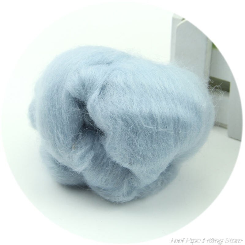 Mode Wol Corriedale Needlefelting Top Zwervende Geverfd Spinning Nat Vilten Fiber J27 21: LB