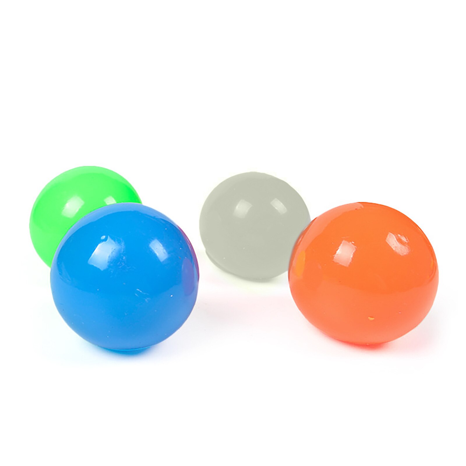 Stick Wall Ball Fluorescent Squash Xmas Sticky Target Ball Decompression Throw Fidget Toy Kids Novelty Stress Relief