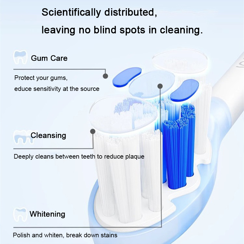 Cabezales de repuesto originales para cepillo de dientes eléctrico sónico SOOCAS X3S X5 X1 X3 X3U cabezales de repuesto para cepillo de limpieza de dientes