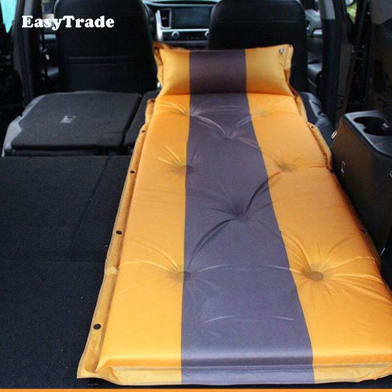 Til skoda kodiaq tilbehør bilmadras rejseseng oppustelig madras auto-inflation bagmadras: Orange