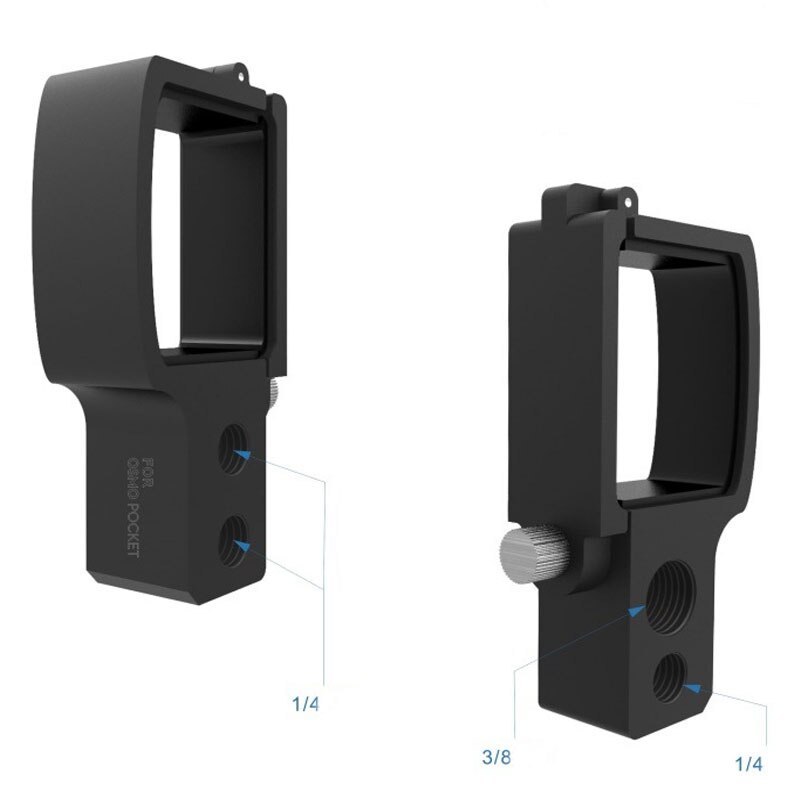 Neue-Verlängerung Modul Für Osmo Tasche Cnc Luftfahrt Aluminium Expansion Verbindung Adapter Zubehör Für Osmo Tasche 1/4 3/8 Po