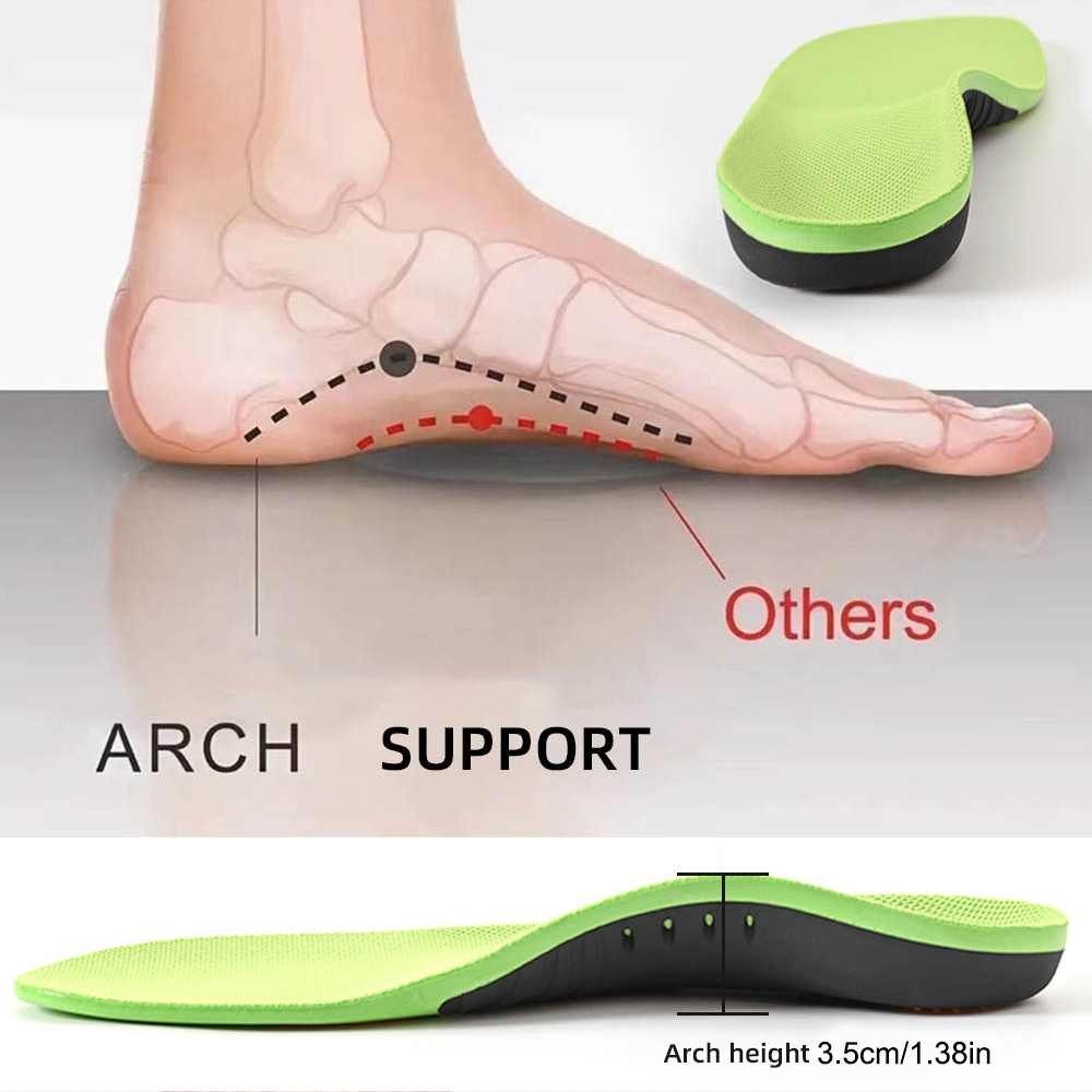 Beste fotbue ortopediske sko såle innleggssåler til sko pute x/o type benkorreksjon flat fot bue støtte sportssko innlegg