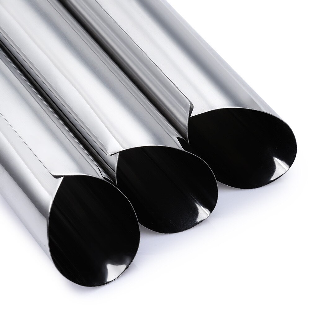 Stainless Steel Denmark Large screw tube Croissant Bakery Useful Product Sweet Rolls Mould