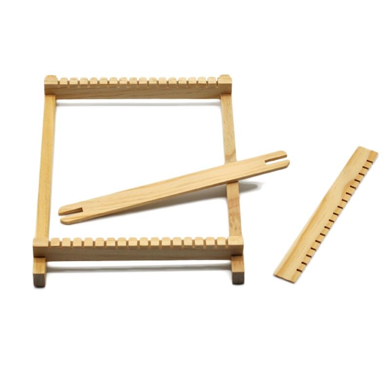 Wood Knitting Weaving Loom Tapestry Handloom Machine DIY Handmade Tool Beginners
