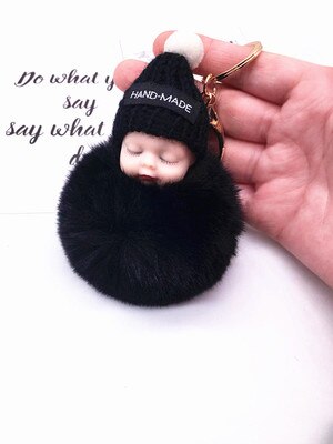 8cm Cute 16 Styles Baby Plush Toys Keychain Soft Stuffed Dolls Toy for Kids Children Baby Girls Christmas: C08