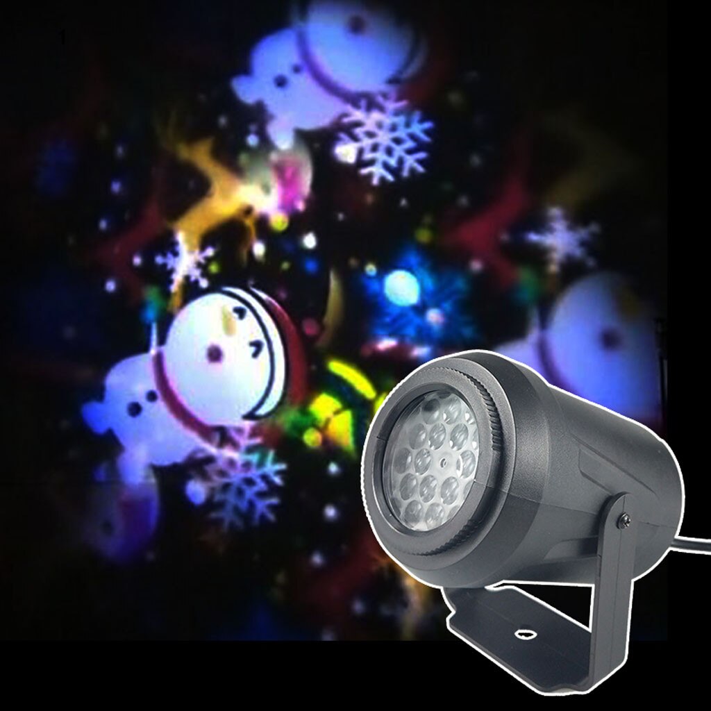 Outdoor Waterproof LED Christmas Snow Projector Lamp Projector Birthday Halloween Wedding Projector Lights Movie light#g3