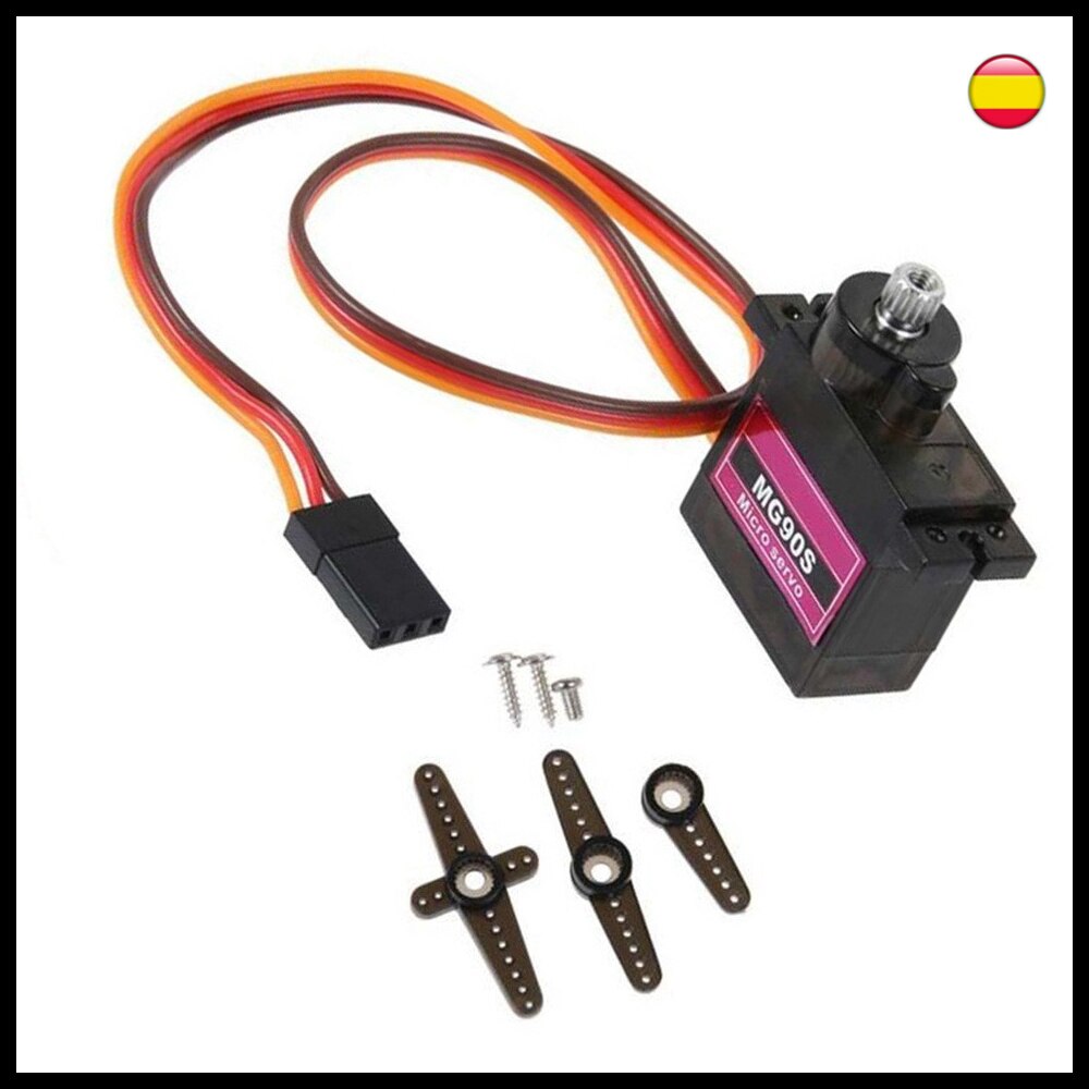 Micro servo compatible con MG90S TowerPro engranajes metalicos arduino robot