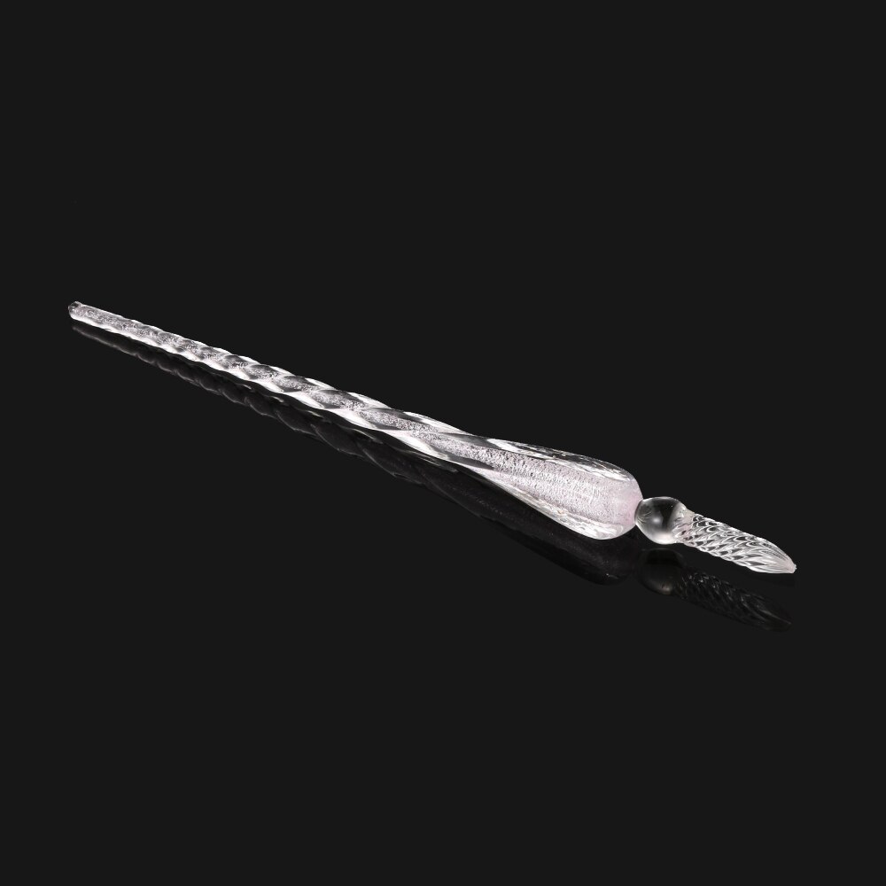 0.7mm Glass Dip Pen Drip Fountain Pens Filling Ink 9 Colors Painting Signature Writing Diy Craft School Stationary: 3