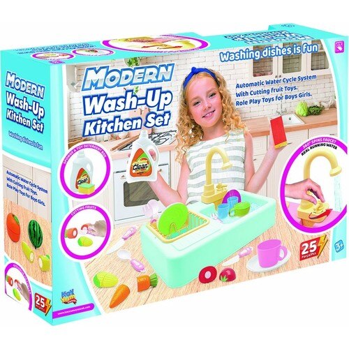 Kayyum Speelgoed Moderne Keuken Met Fontein Wastafel Set Keuken Speelgoed Set