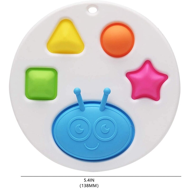 Baby Sensory Toys Simple Dimple Fidget Toy Learning Education Stress Relief Toys for Ages 1-3 Years Old