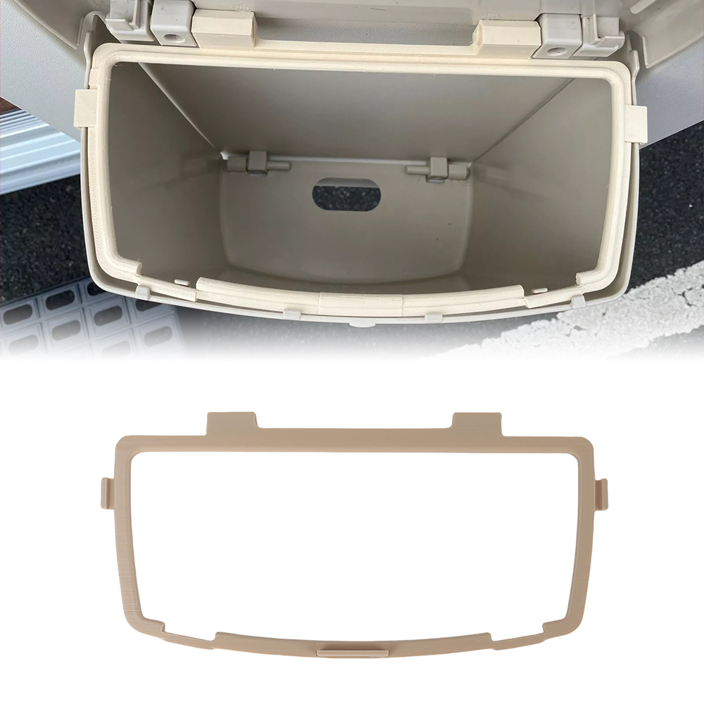 RV Trash Can Hartal Bracket Trash Bin D Ring Beige Interior Trash Storage Accessories For Hobby Dethleffs Lmc Caravan Motorhome: black