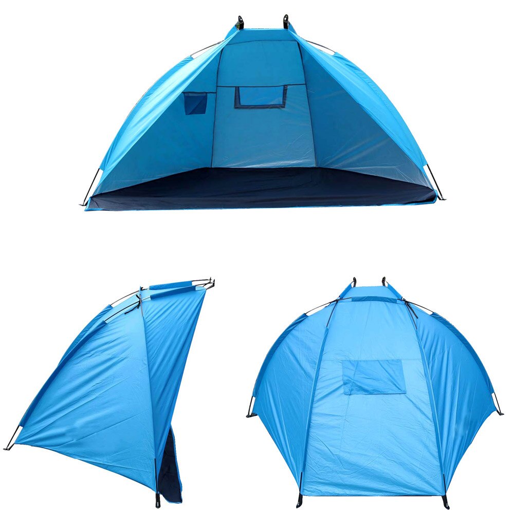 Sommer strand telt utendørs camping telt anti uv parasol ly for fiske piknik strand park sports fiske telt