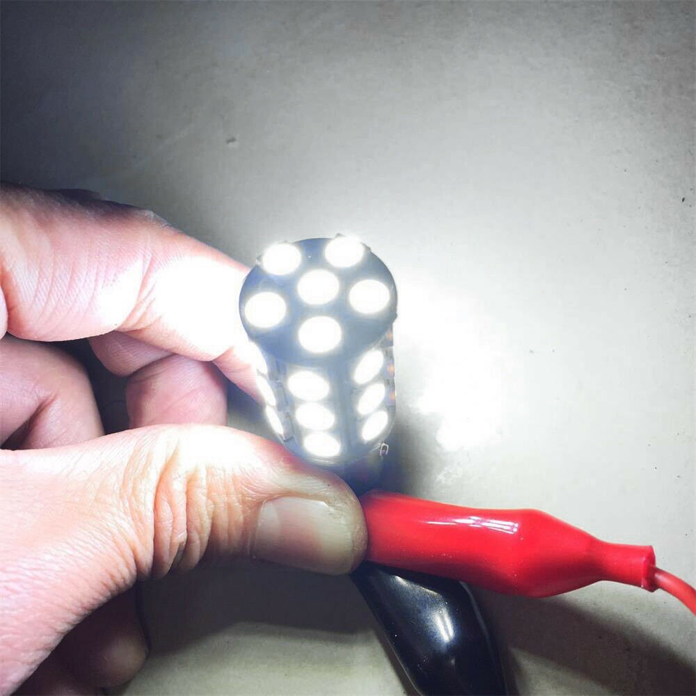 Autocamper led indvendig lys bagagerum bil auto 12v udskiftningslampe hvid kuppel