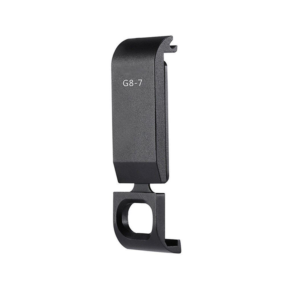 Tapa de batería recargable tapa para cierre de la batería G8-7 para GoPro Hero negro 8 Cámara deportiva extraíble tipo C puerto de carga cubierta del adaptador