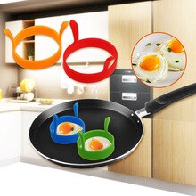 Omelette oeuf frit Shaper outil de cuisson anneau de crêpe Silicone Non toxique accessoires de cuisine oeuf rond moule