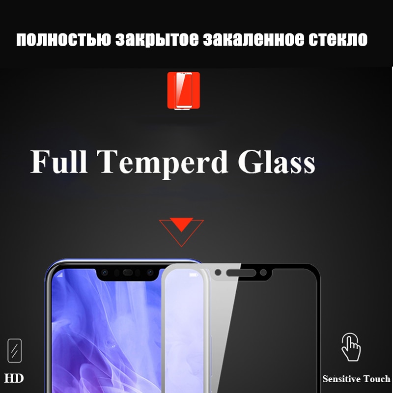 20D tempered glass on the for Huawei Nova 4 4e 3 3e 3i 2s 2i 2 Plus nova4 nova4e nova3 nova2 screen protector 5t protective film