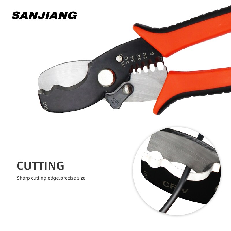 Multifuction Wire Stripper Pliers mini Hand Multi tool Repair Tool Cable Cutter Stripping Crimping Tool Crimper Multitool