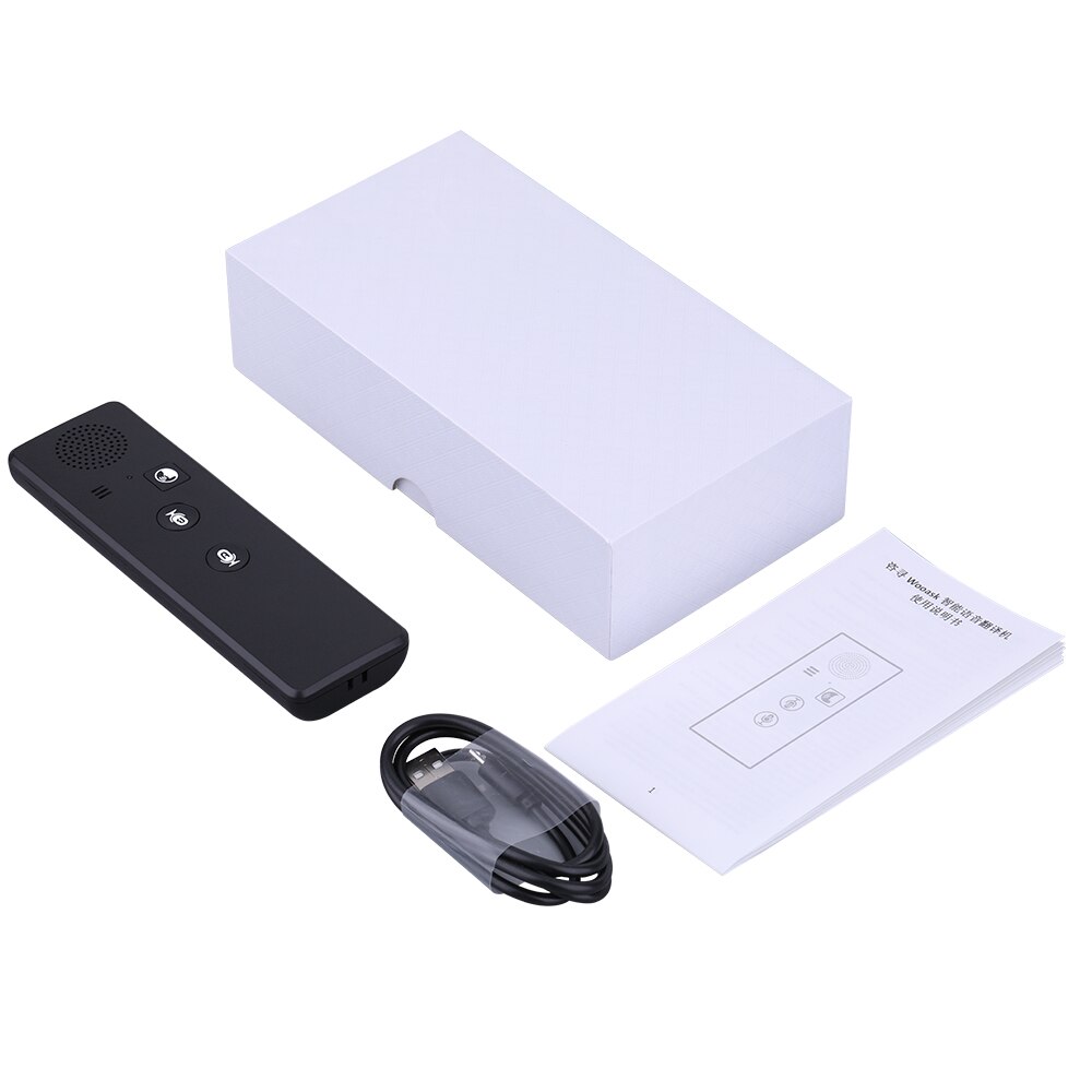 kebdumei Portable Smart Voice Translator Real Time Multi-Language Speech Translator 3 in 1 voice Text Bluetooth Translator: Default Title