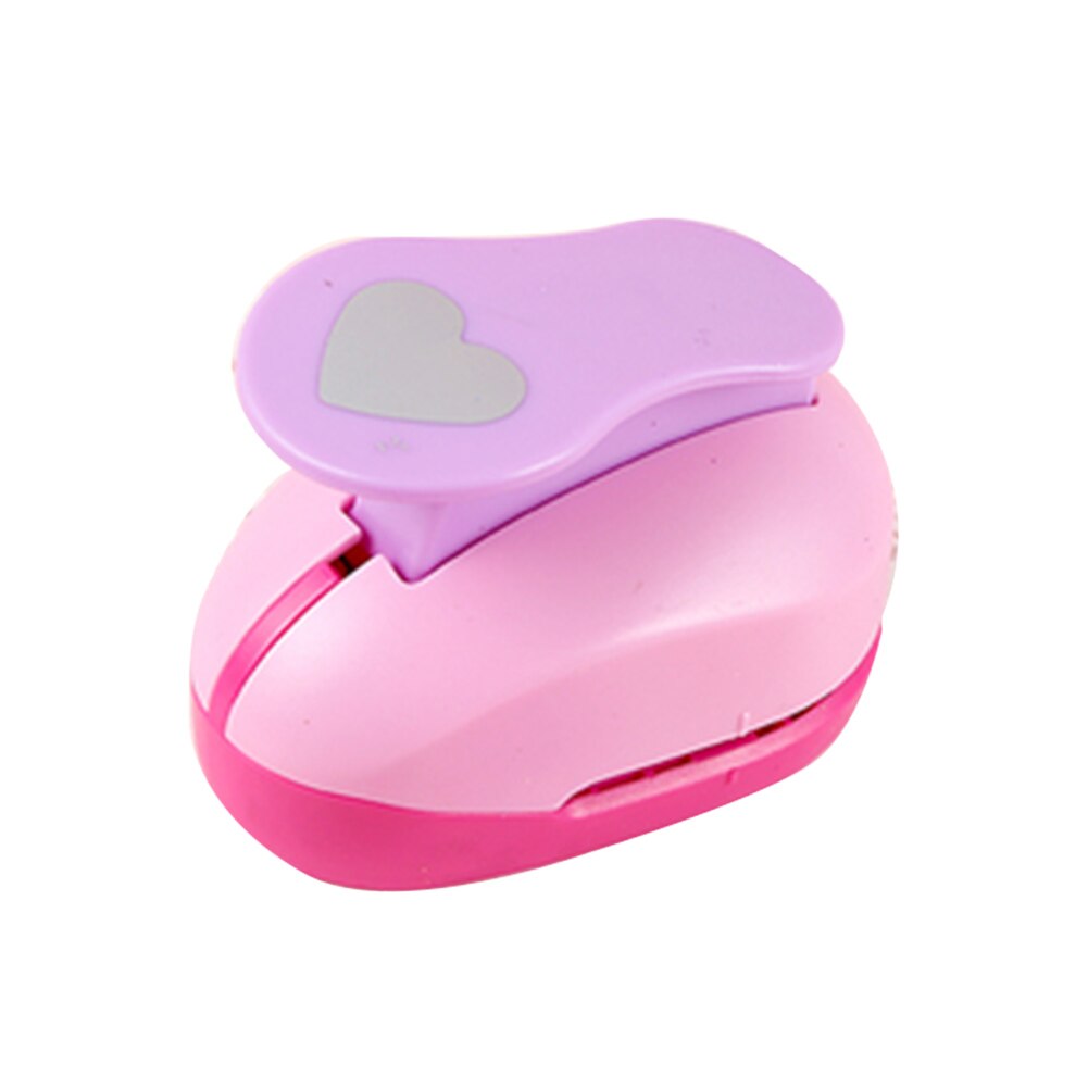 Hole Paper Craft Greeting Card Decorative Different Pattern Lever Punch DIY Art Cute Handmade For Kids Scrapbooking: Love