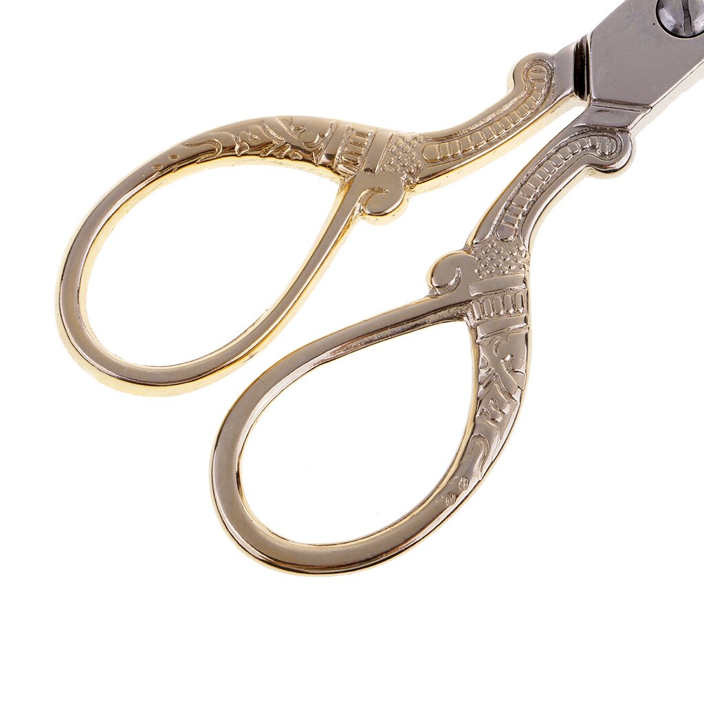 Stainless Steel Tailor Sewing Scissors Shears DIY Tools gold