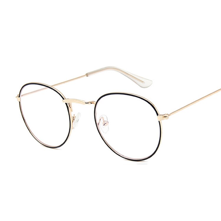 Vintage Clear Lens Roze Bril Vrouwen Nerd Brillen Grandado