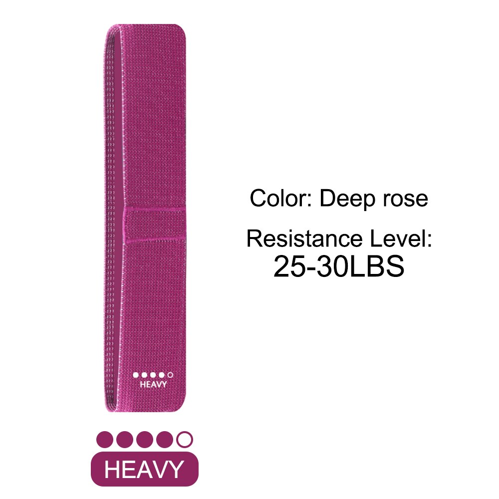 105lb Lange Widerstand Schleife Band einstellen unisex Fitness Yoga Elastische Bands Hüfte Kreis Oberschenkel Hocken Band trainieren Fitnessstudio Ausrügestochen für hause: Rose 25-30lb