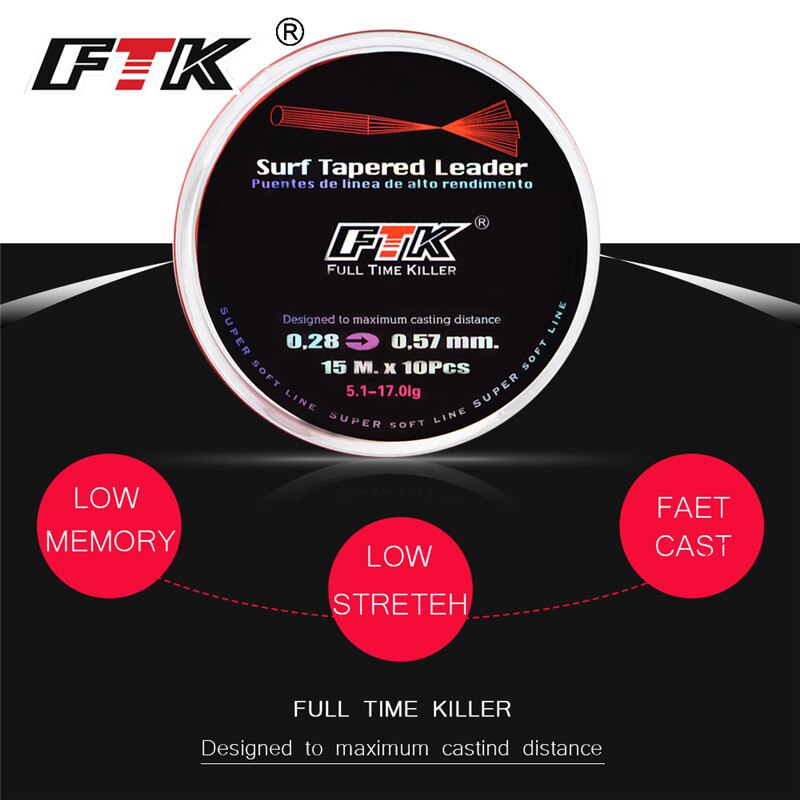 Ftk 110M Focal Surf Vislijn Mainline Sinking Super Sterke Op Karper Zeewater Zoetwaterp