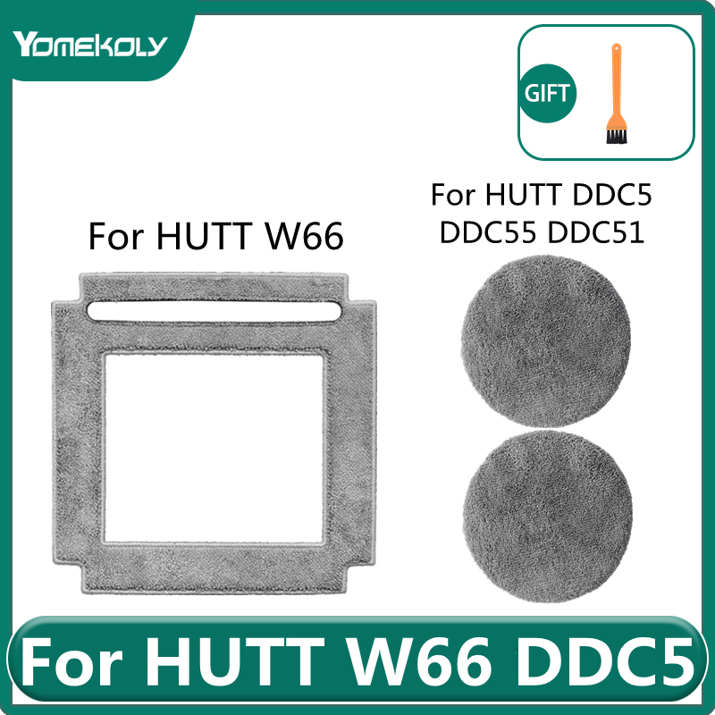 Voor Hutt DDC5 DDC55 DDC51 W66 Window Cleaner Robot Mop Vervangingen Mop Pad Accessoires Onderdelen Robot Huishoudapparatuur