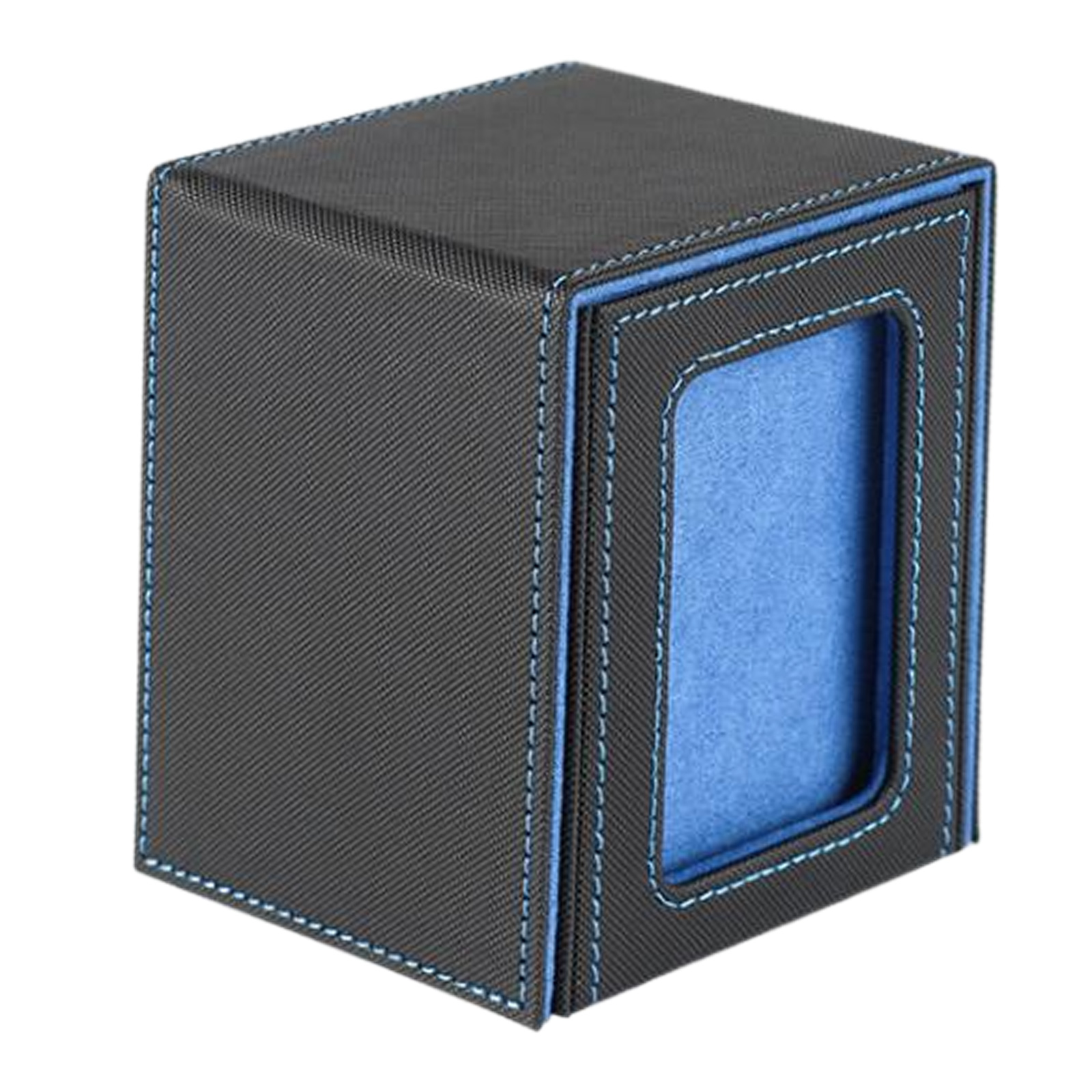 Card Deck Box Card Organizer with Display Window Holds 100+ Cards Card Deck Case for Collectible Card Sports Cards Game Card: PURPLE