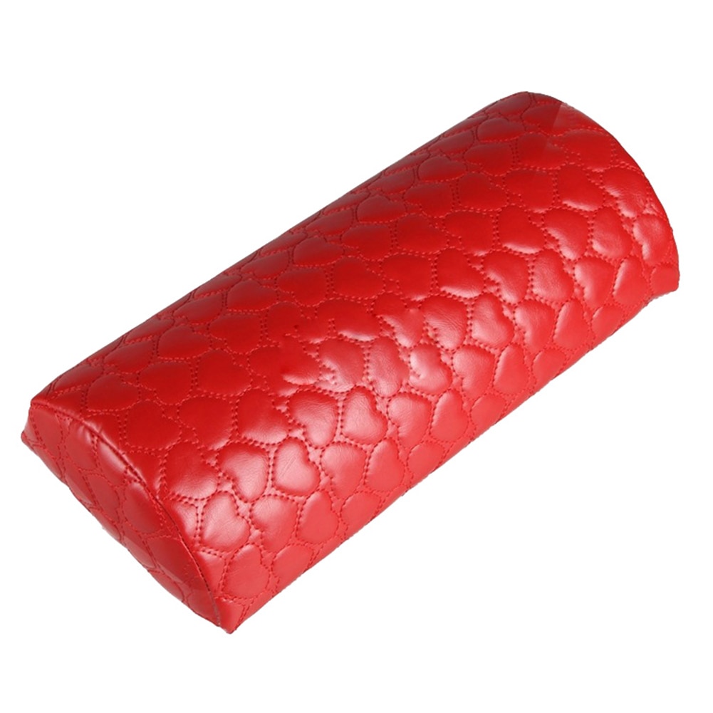 Soft Hand Rests Washable Hand Cushion Sponge Pillow Arm Rest Support Manicure Equipment: Red