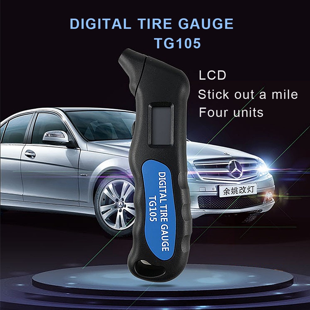 Digital Car Tyre Air Pressure Gauge PSI Meter Auto Tire Pressure Manometer Tester LCD Digital Display Tire Monitor Sensor