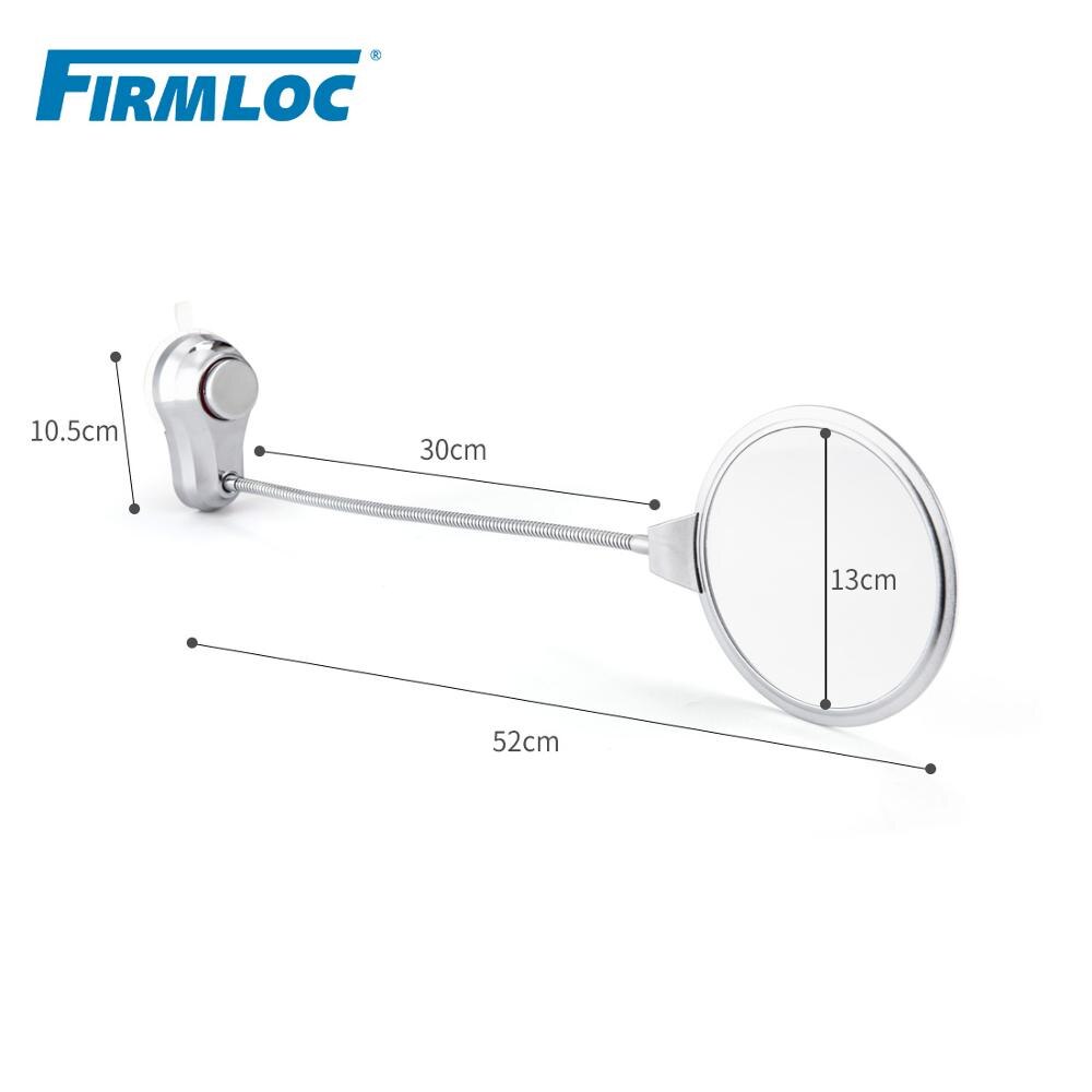Firmloc 1x 5x forstørrelses sugekopp veggmontert dårlig speil smart speil dårlig speil sminke speil tilbehør