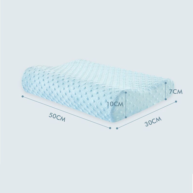 Oreiller orthopédique en mousse à mémoire de forme pour enfant et adulte, en Fiber de bambou, pour dormir, thérapie cervicale, orthopédique