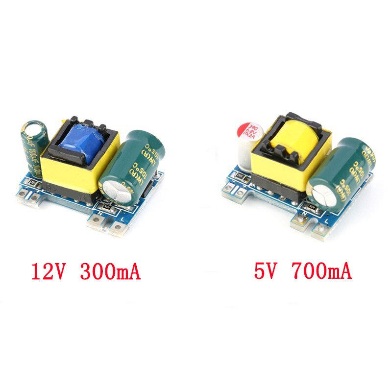 AC-DC 12V 300mA 5V 700mA 3.5W Geïsoleerde Switch Power Supply Module Buck Converter Step Down Module 220V Naar 5V/12V